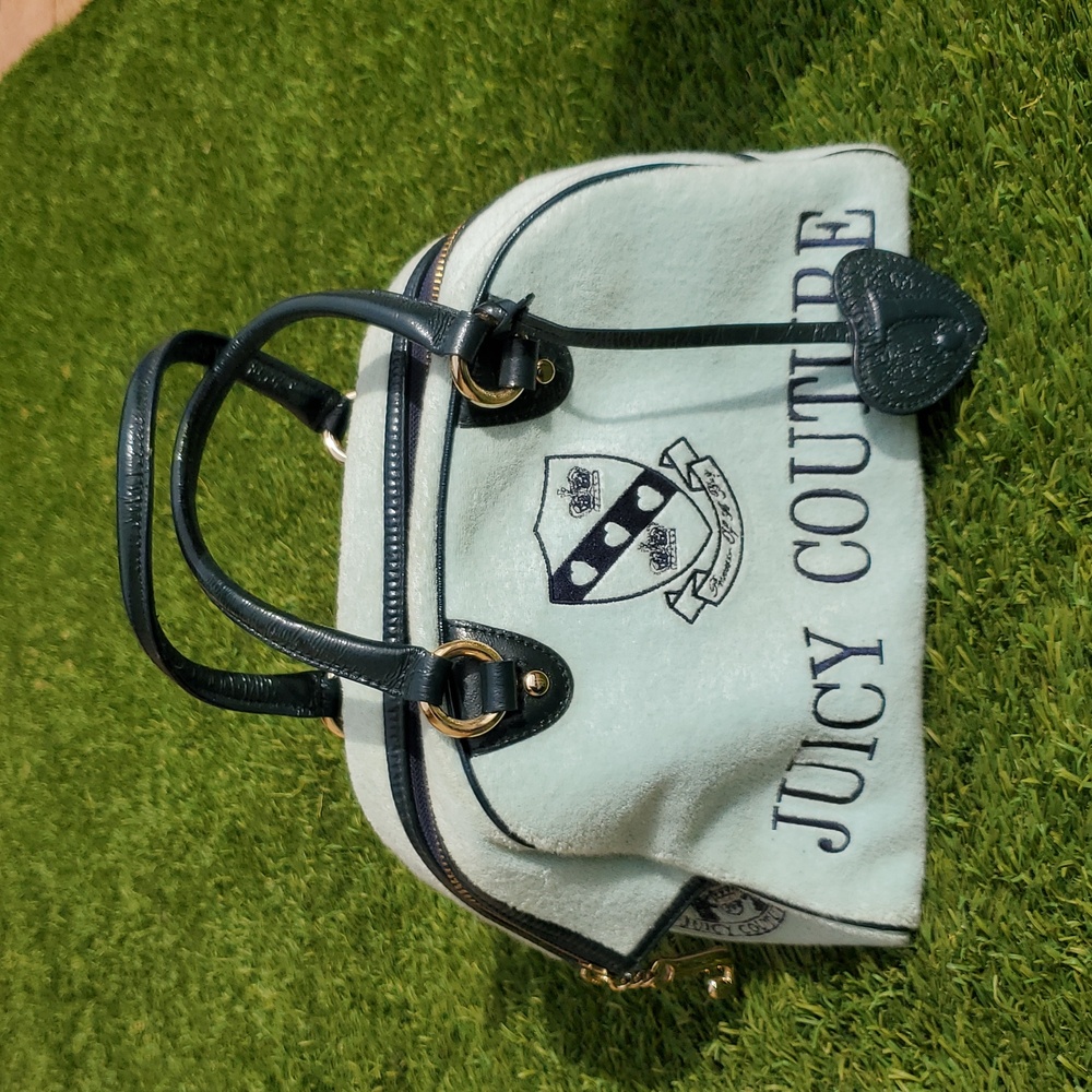 Vintage Juicy Couture Velour Bowler Bag Y2K